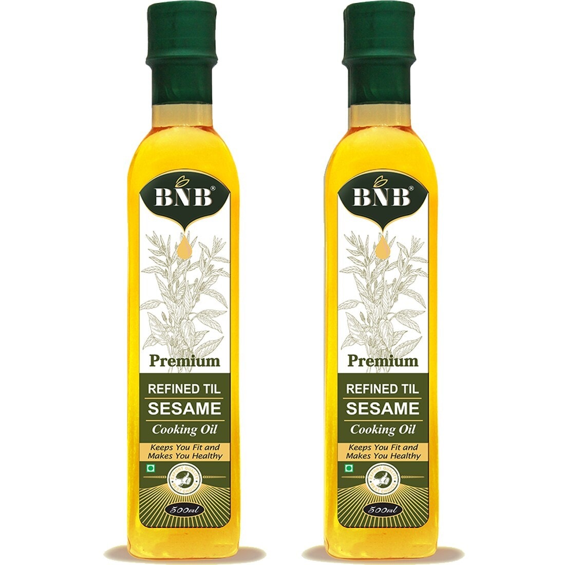 BNB 1L Premium Refined Sesame Gingelly Til Oil for Cooking and Deep Frying  Pack of 2 2x500ML in Coimbatore at ₹ 398 / Pack by B N Export Pvt Ltd -  Justdial