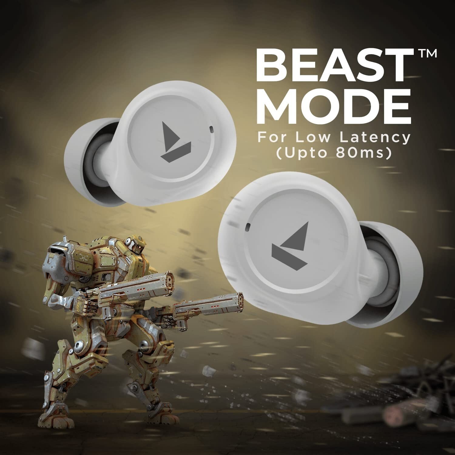 boAt Airdopes 500 ANC Earbud Earphone (White) in Mumbai at