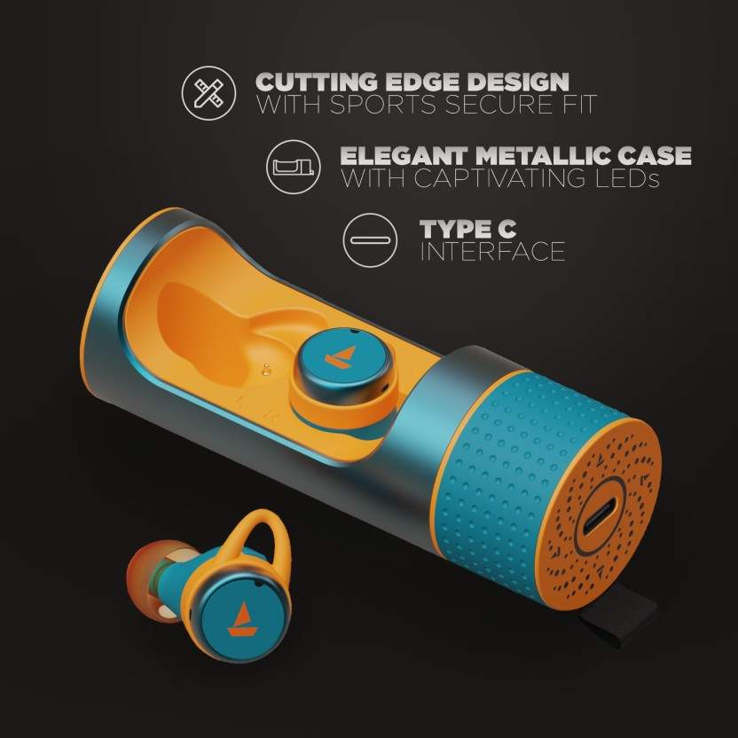 boAt Airdopes 631 Bluetooth Headset (Blazing Blue, True Wireless