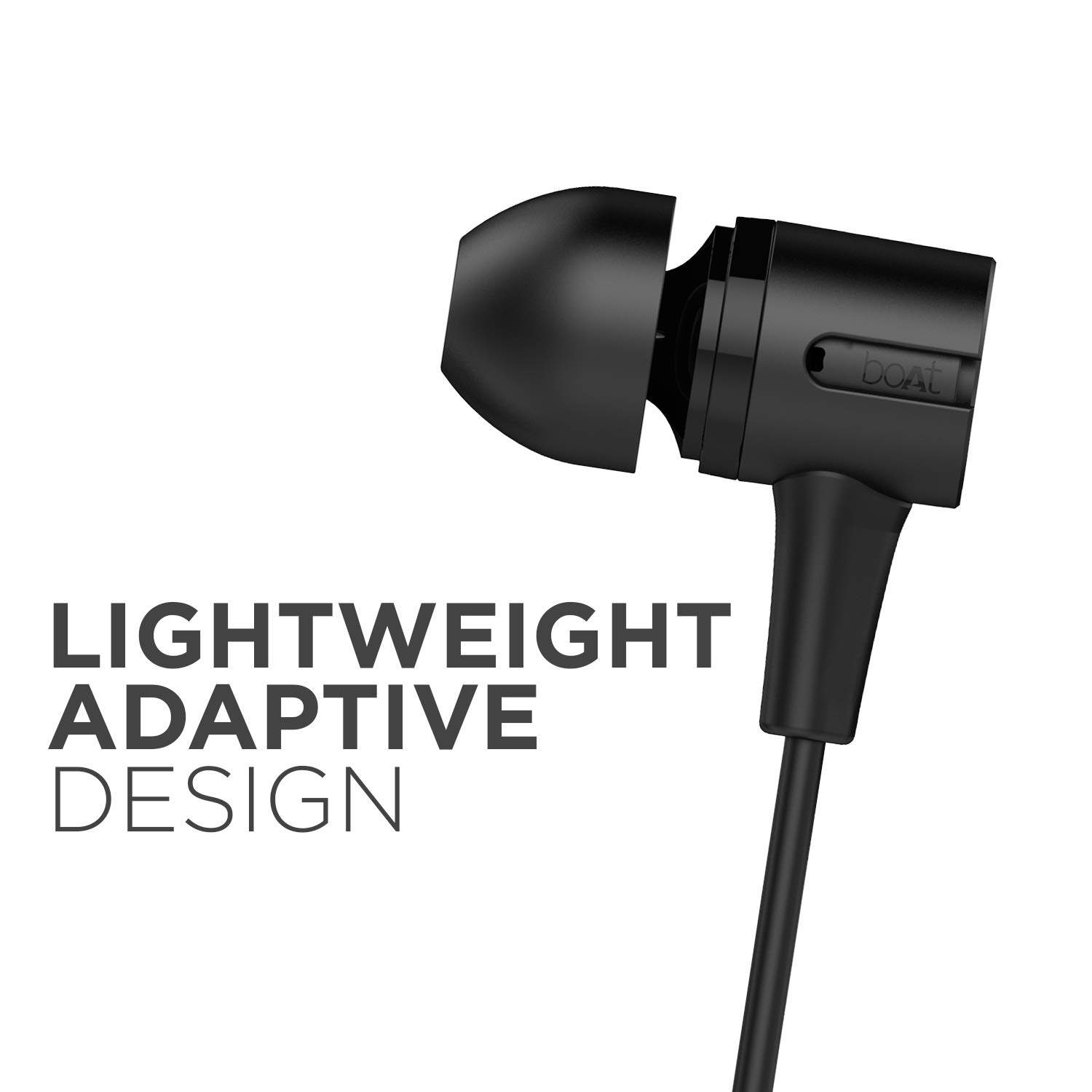 boAt BassHeads 102 Wired Earphones with Immersive Audio, Multi