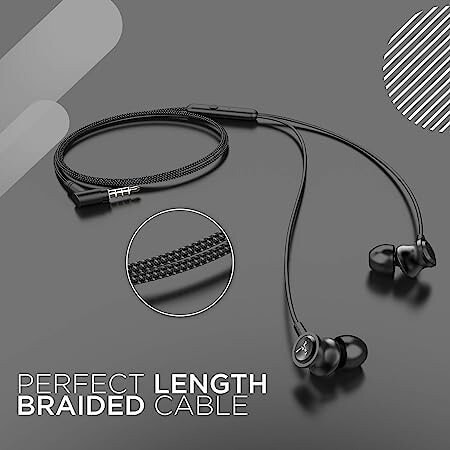 boAt Bassheads 152 Wired Earphones (Black) in Delhi at ₹ 1,226