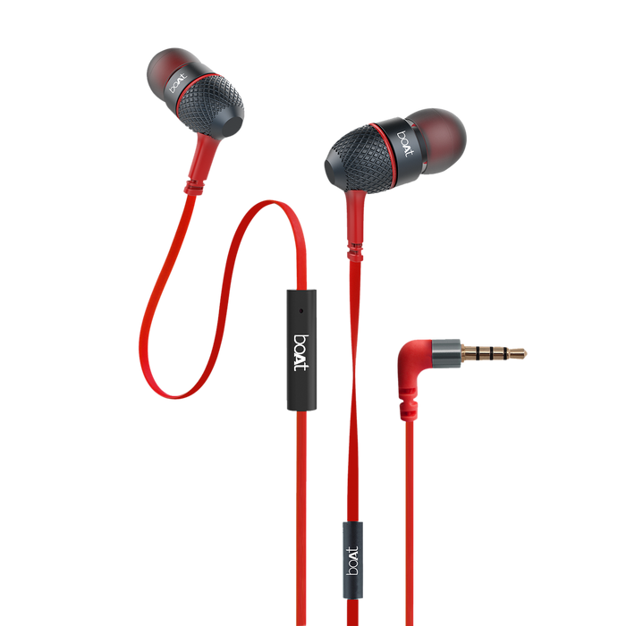 boAt Bassheads 200 Earphone (Red) in Patna at ₹ 939 ₹ 999 by