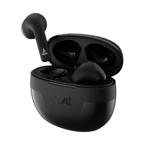 boAt Airdopes Hype Earbuds (Opal Black) in Indore at ₹ 5,216 - Main Image