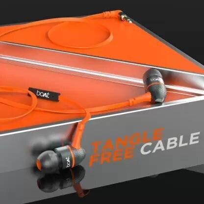 boAt BassHeads 228 Wired Earphone (Orange) in Bangalore at