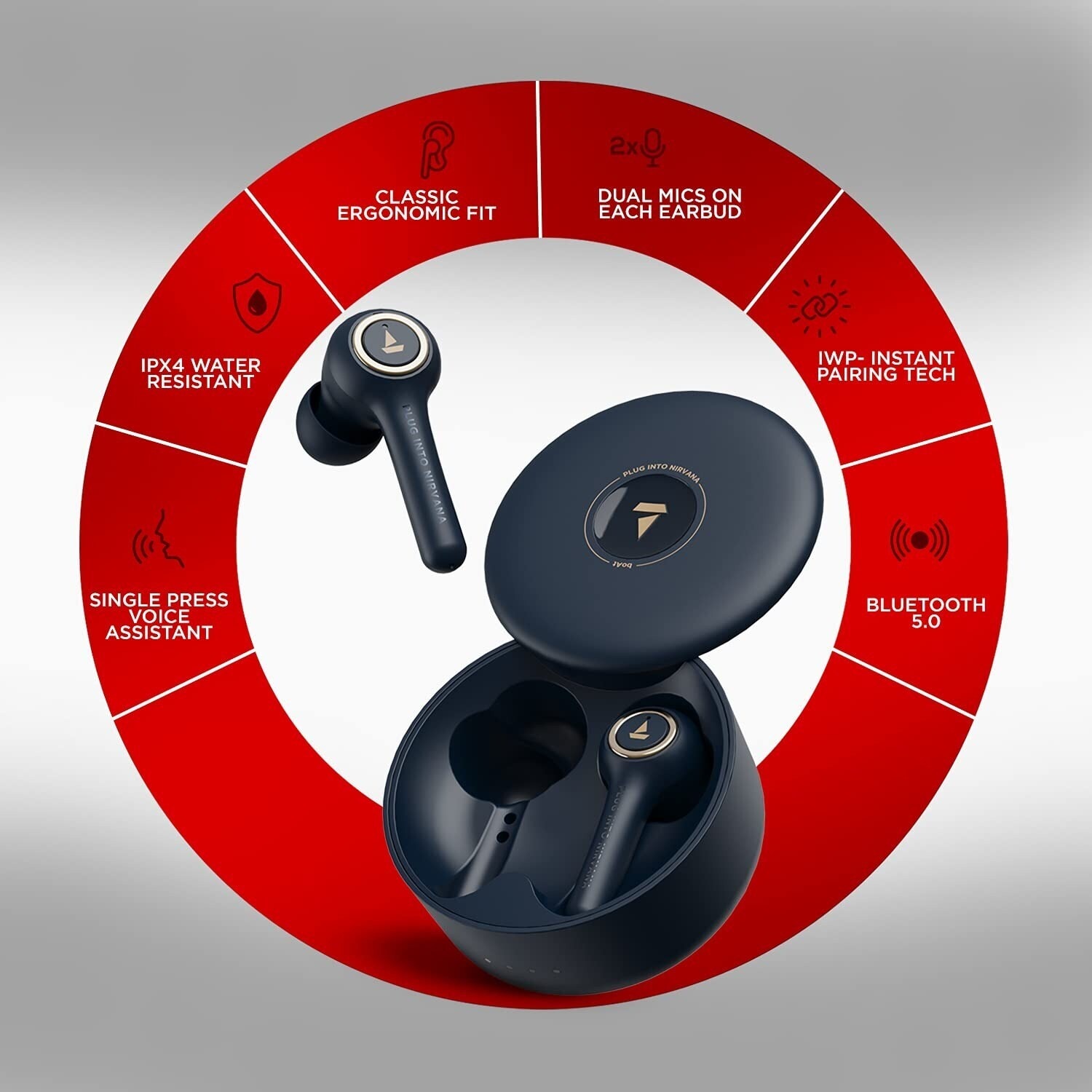 boAt Airdopes 511 V2 Earbuds (Furious Blue) in Delhi at ₹ 6,719