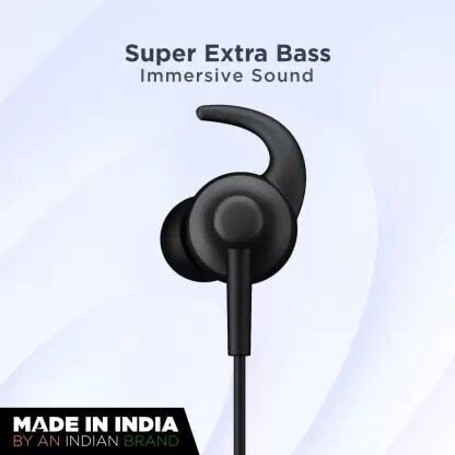 boAt Bassheads 202 Headphones (Black) in Delhi at ₹ 939 ₹ 999