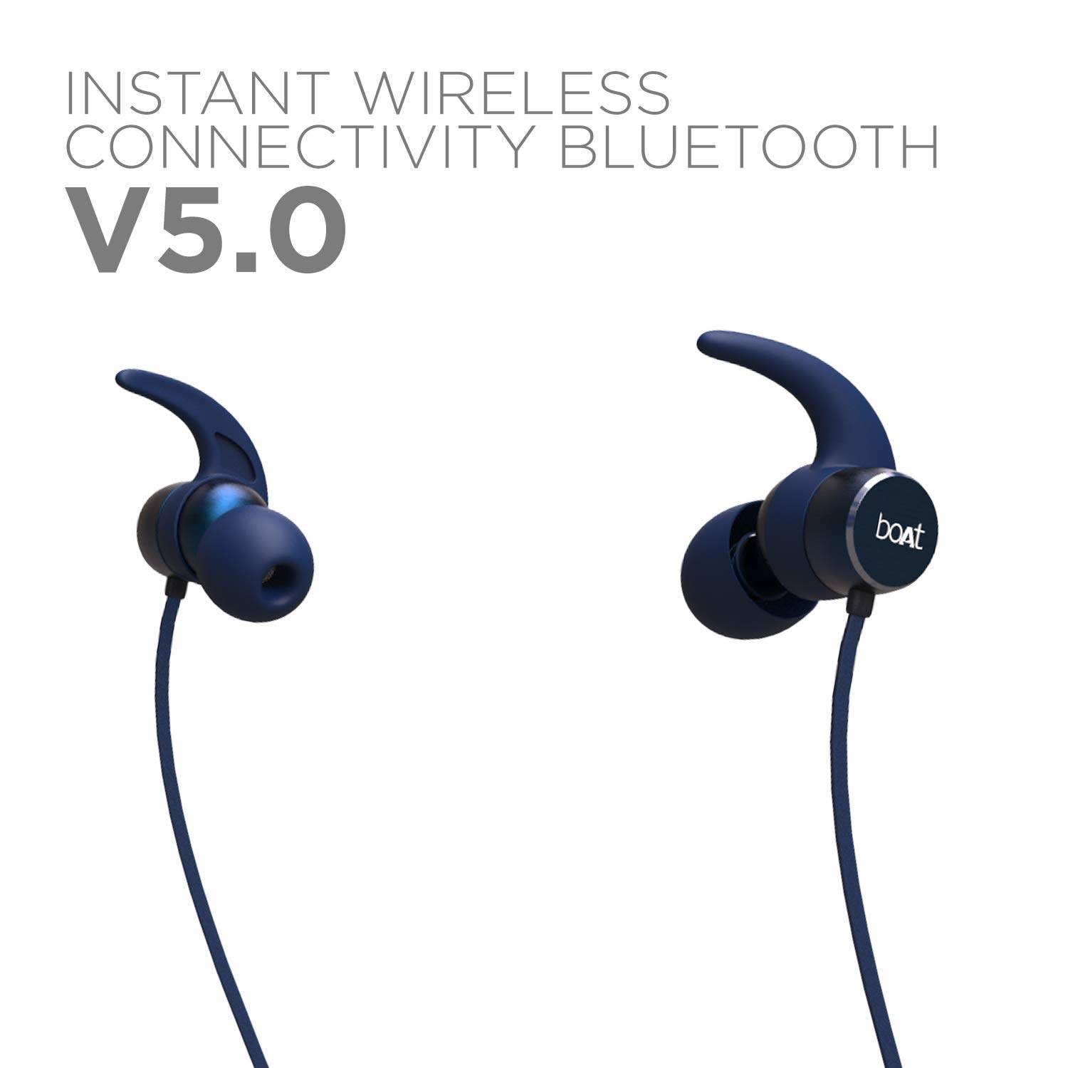 Wireless Earphones Boat Rockerz 255 Charging Blue Light Rockerz
