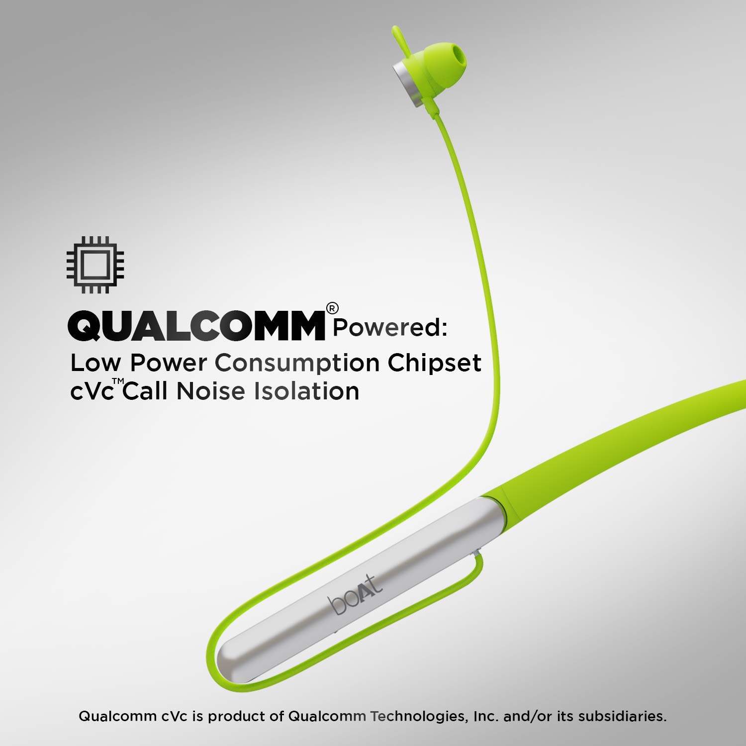 boAt Rockerz 295v2 Wireless Neckband with BT (Spirit Lime) in