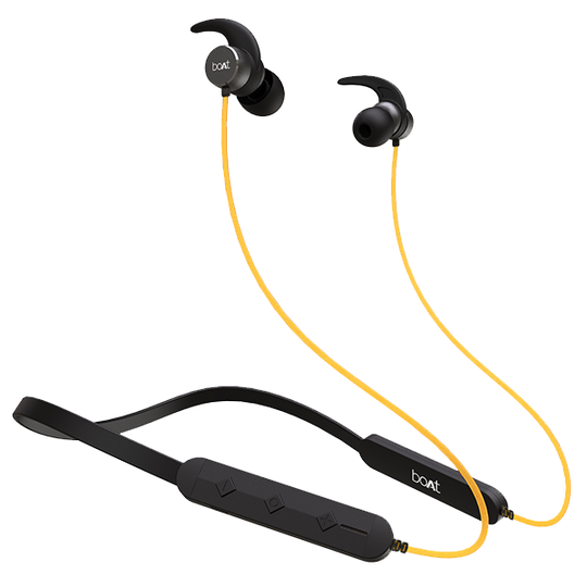 boAt TRebel Rockerz 255 Pro Bluetooth Earphone (Golden Rod) in