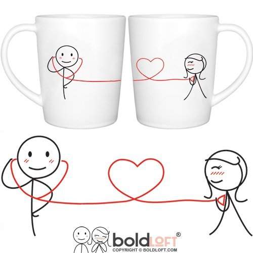 Buy Boldloft My Heart Beats For You Couple Coffee Mugs Romantic Valentines Gifts For Couples Cute Valentines Day Gift Ideas Christmas Gifts For Him For Her Romantic Anniversary Gifts Features Price Reviews Online In India