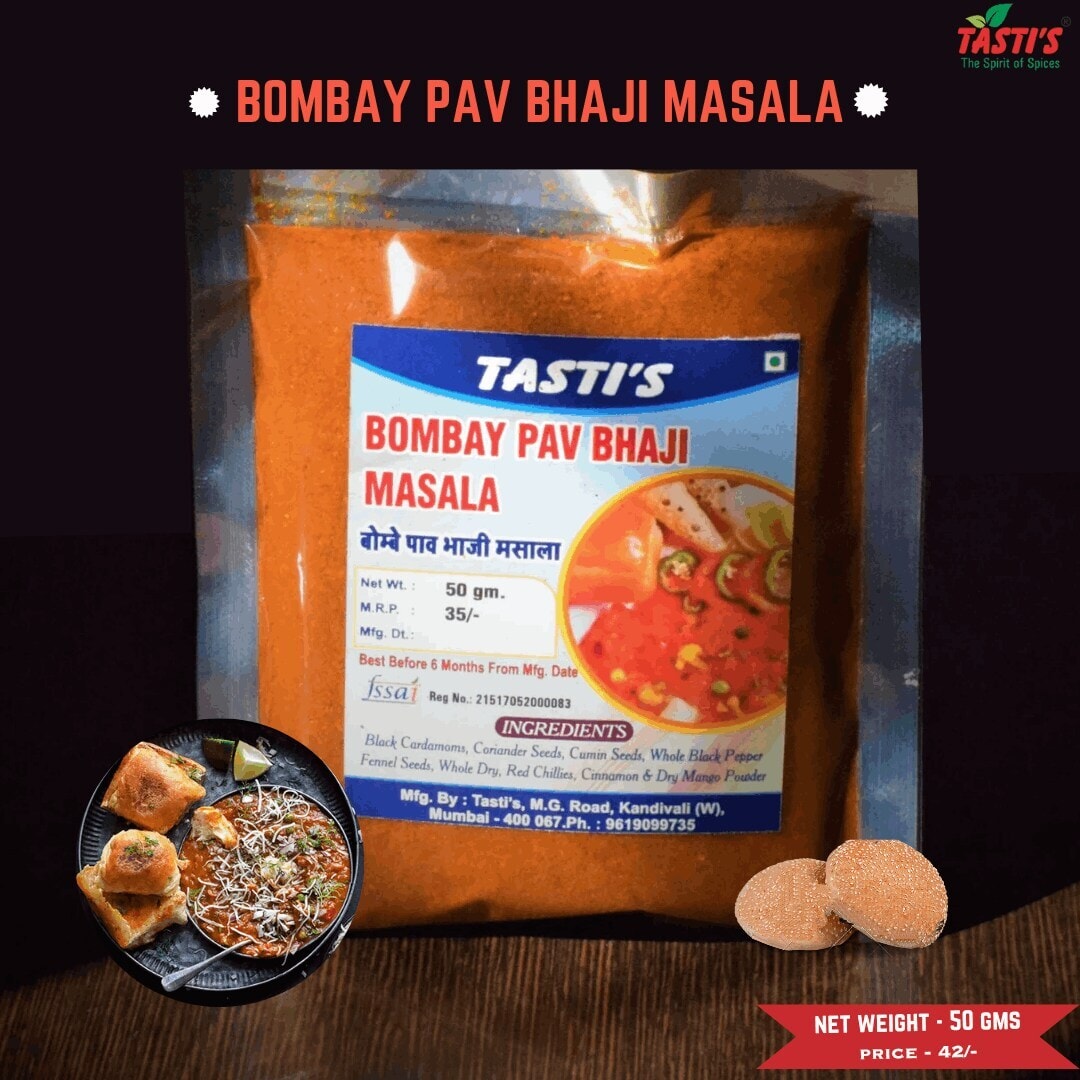 Bombay Pav Bhaji Masala in Thiruvananthapuram at ₹ 35 Pc (MOQ:1 - Main Image
