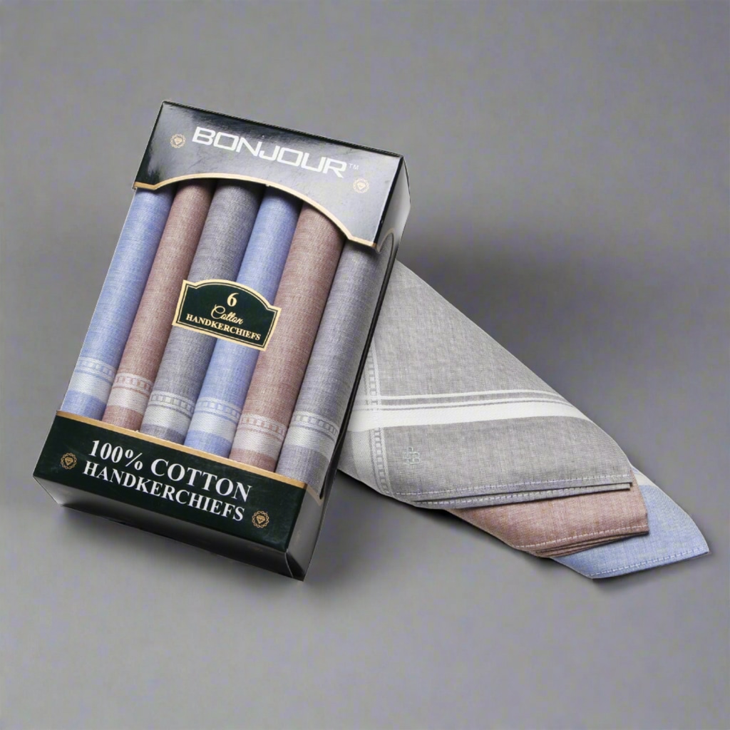 Bonjour Mens Safari Cotton Handkerchiefs