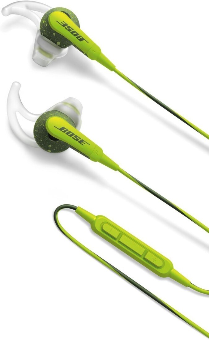thumbnail image 2 of Bose SoundSport Wired Earbuds – 3.5mm Jack, In-Ear, Spot Green (Refurbished) 2 of 2