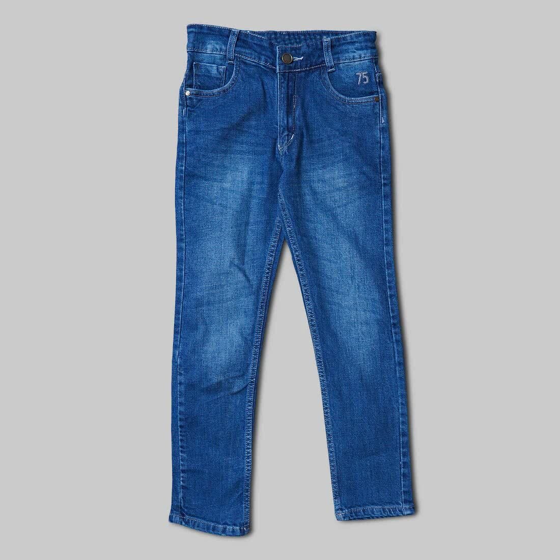 Boy's Denim Plain Jeans Dark Blue (S to XL) in Ahmedabad at ₹ 415