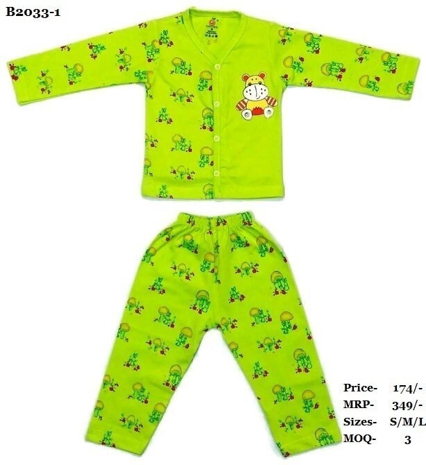 Boys Night Suit With Front Open in Mumbai at ₹ 174 Unit by