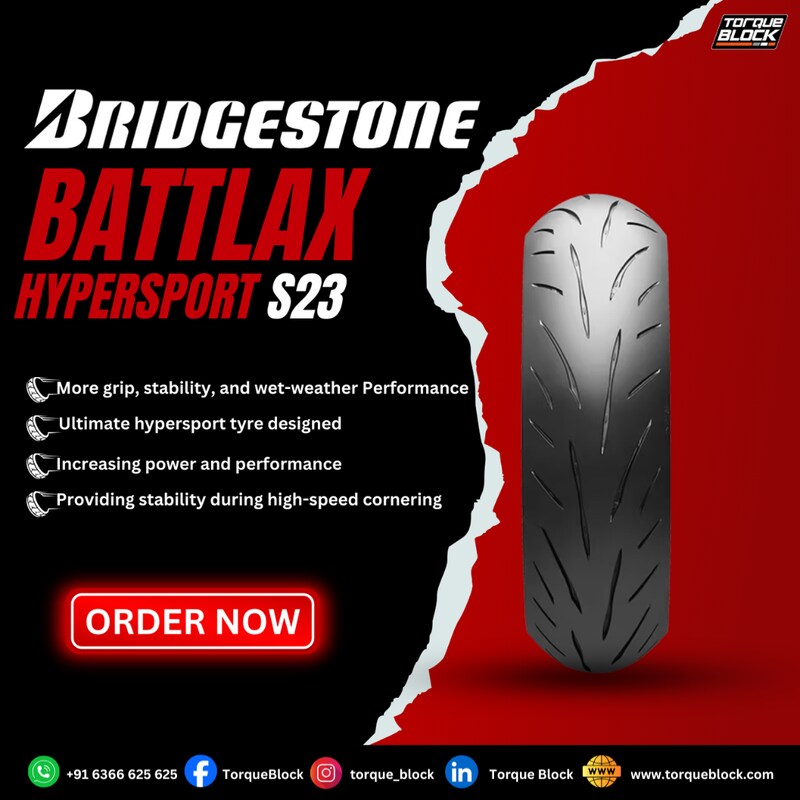 Bridgestone Battlax S23 190/55Zr17 Tl M/C 75W Rear Tyre in