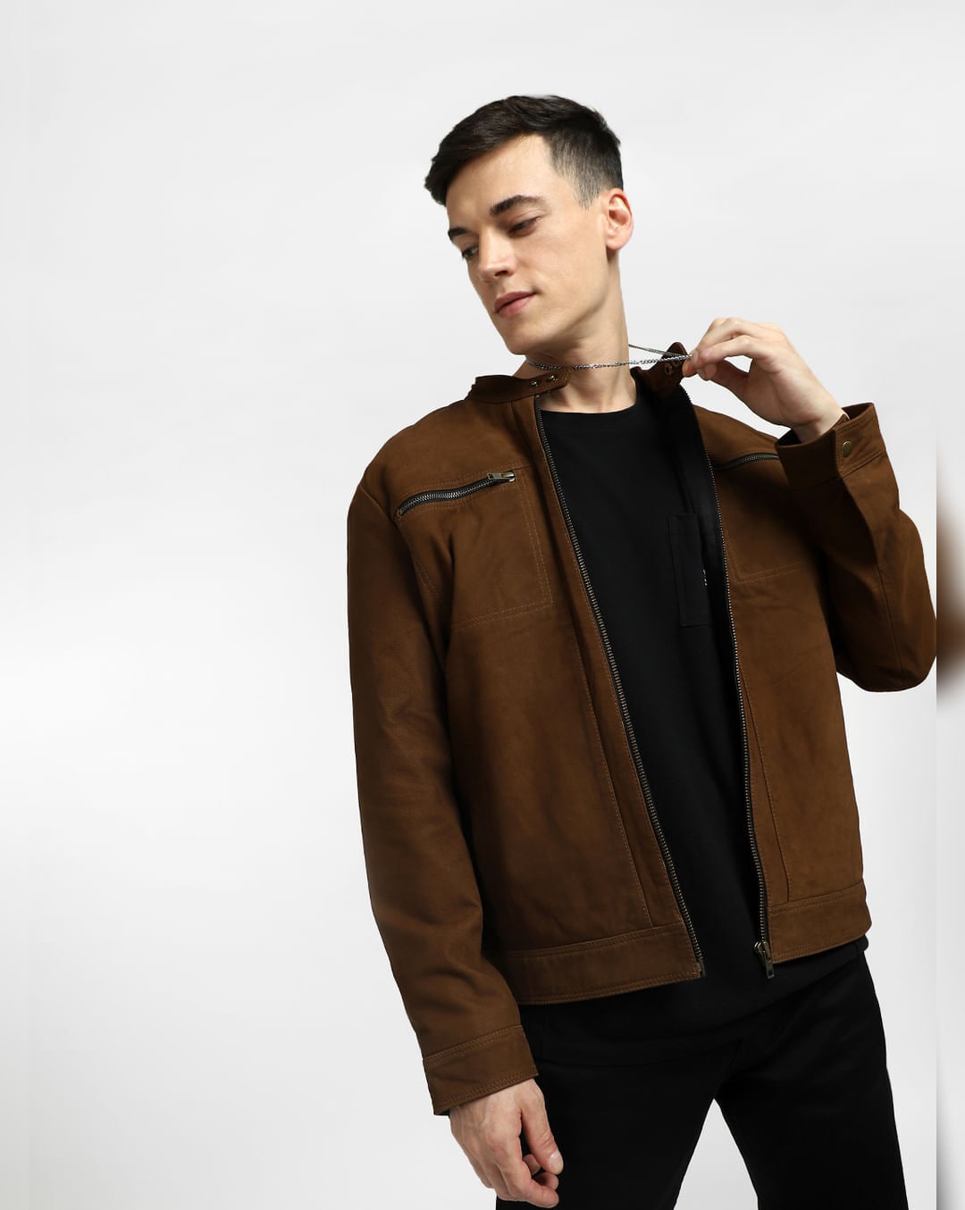 Brown Jacquard Modi Jacket in Delhi at ₹ 550 Pc (MOQ:1 Pc) by