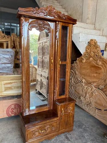 segun wood dressing table design Antique Wooden Armoire with Mirror