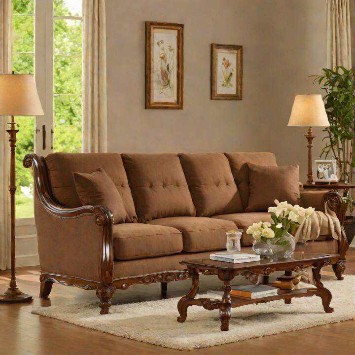 Brown Wooden Sofa For Home in Kurnool at ₹ 15,000 ₹ 16,000