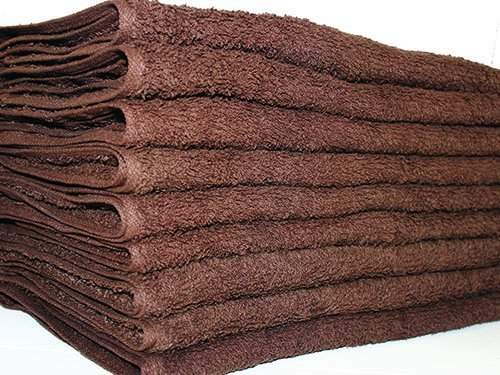 Buy Brown Beauty Threadz 12 Piece American Terry Mills Chemical Bleach Resistant Cotton Salon Safe Spa Towels Bleach Proof 16 L X 27 W Brown Features Price Reviews Online In India Justdial