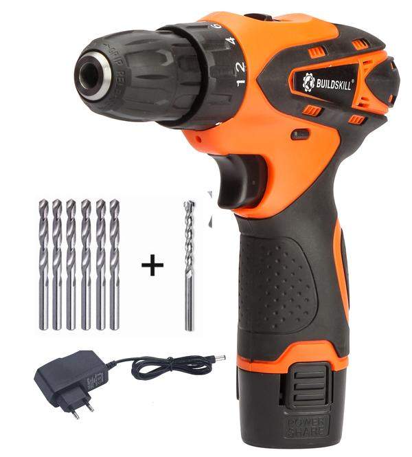 Buildskill 12V Li-ion Cordless Drill