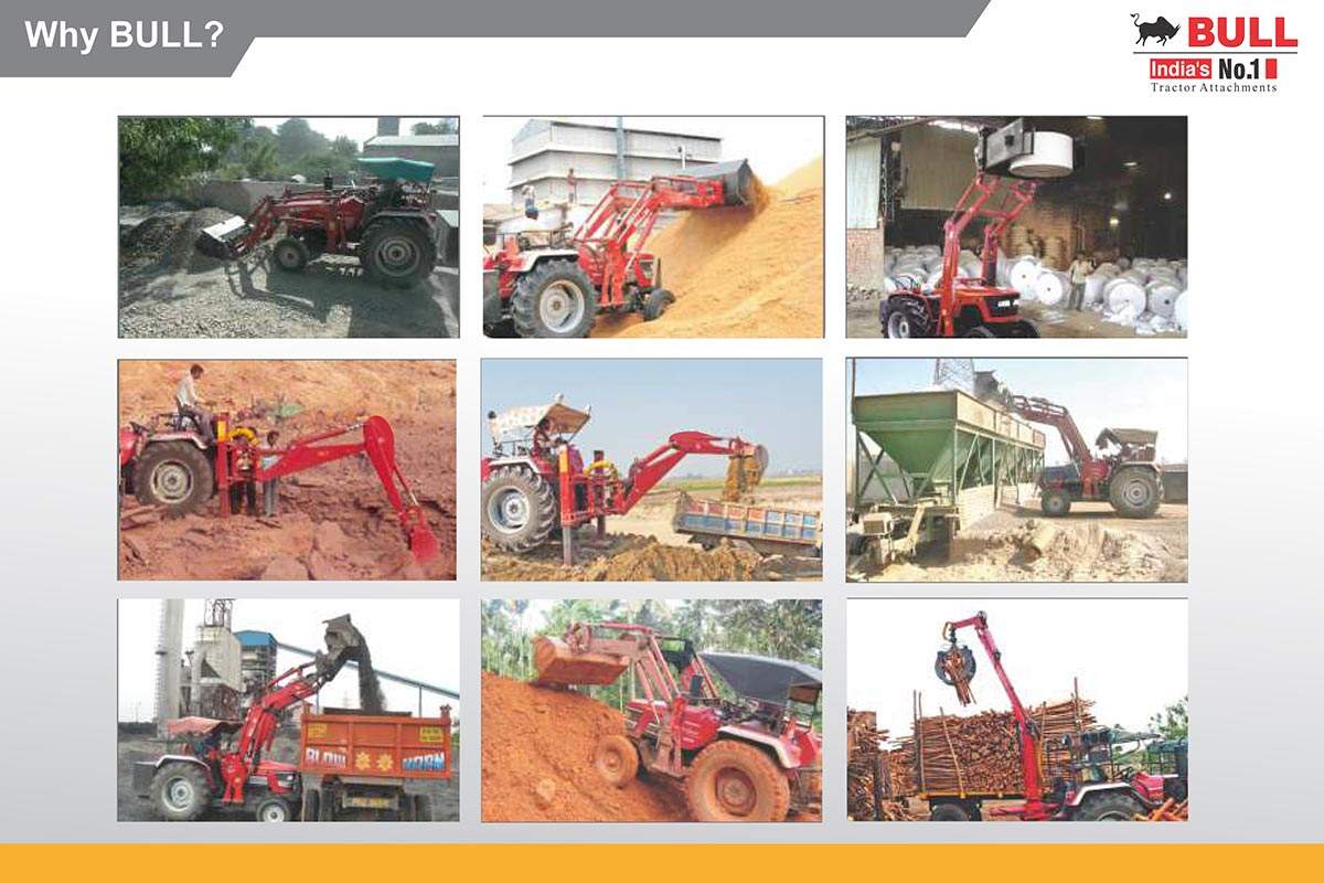 Bull Backhoe Loader & Dozer in Yavatmal at ₹ 6.50 L / Unit by Shree ...