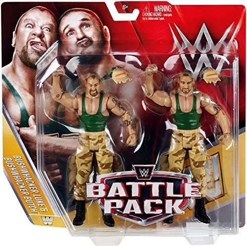 Buy Bushwhackers Luke Amp Butch Wwe Battle Packs 40 Wwe Toy Wrestling Action Figure 2 Packs Features Price Reviews Online In India Justdial Wwe is the ultimate in professional wrestling and our wwe toys are authentic, licensed products with high levels of detail. wwe toy wrestling action figure 2 packs