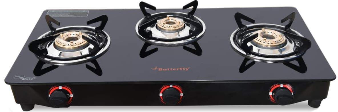 butterfly signature 3b glass top stove