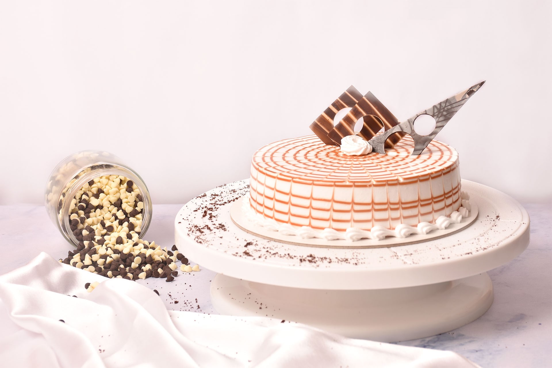 Kalyan West Divena Cake Tools Molds 7*4 Inch Tall Round Aluminum