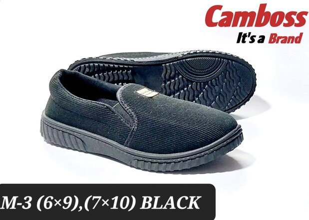 Camboss Slip On Sneakers For Kids (Black) in Delhi at ₹ 50
