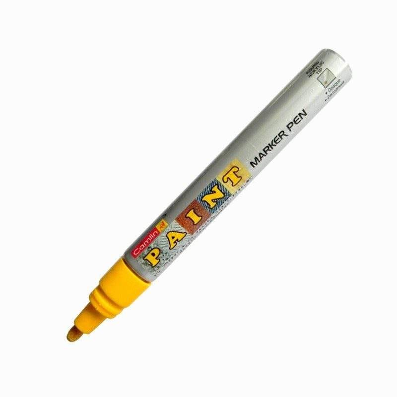 Camlin Yellow Paint Marker Pen Camlin Paint Marker Yellow In