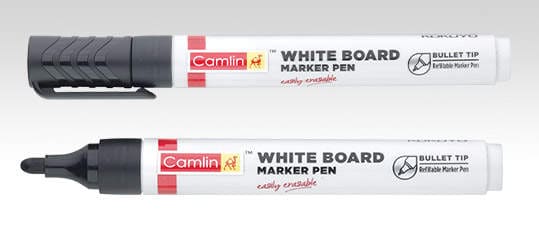Camlin White Board Marker Range 100 ml (Black) in Jaipur at ₹ 15