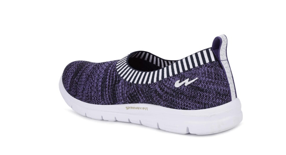 CAMPUS Womens White And Violet Running Shoes Uk in Mumbai at