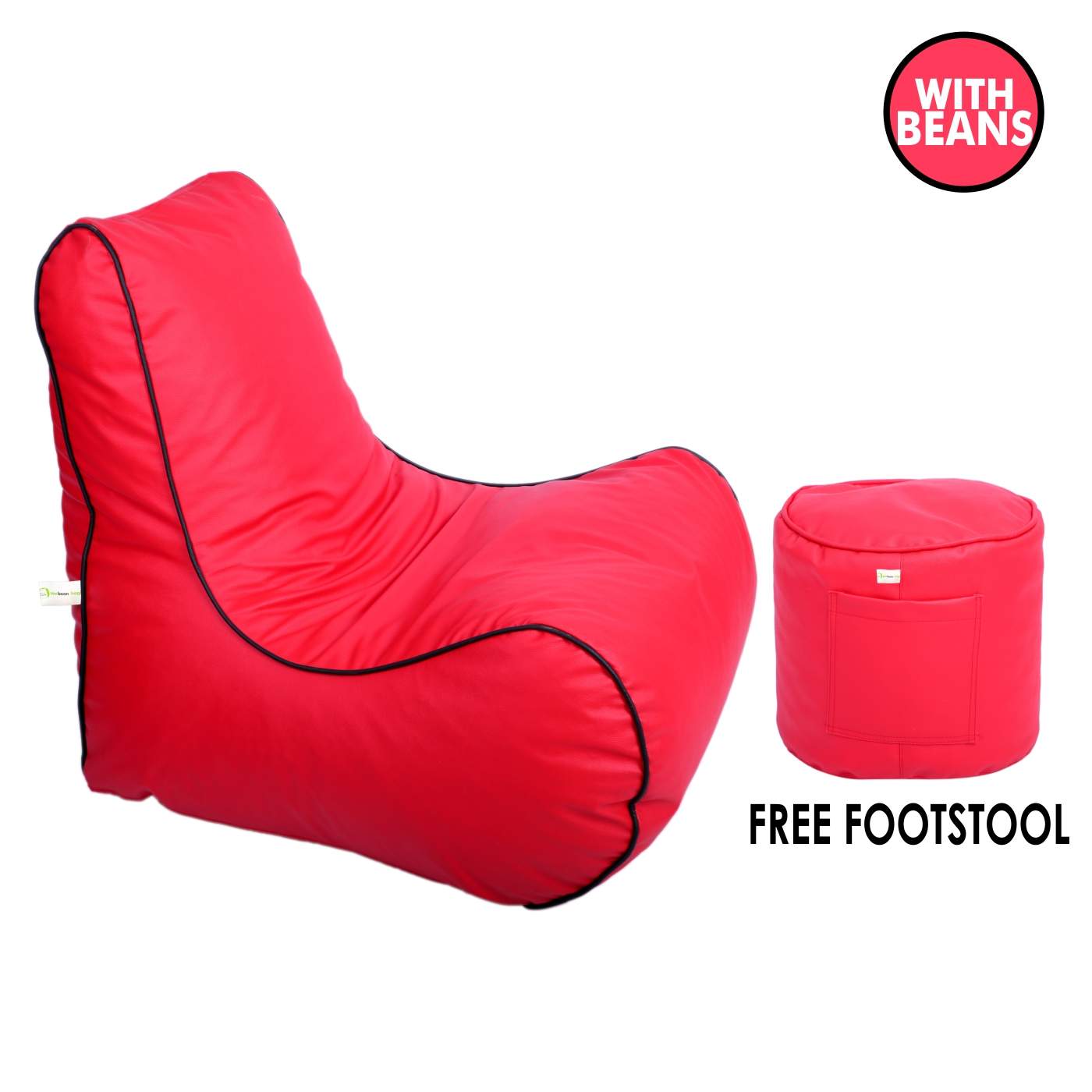 Premium Faux Light Brown Furniture Bean Bag Get Best Price from