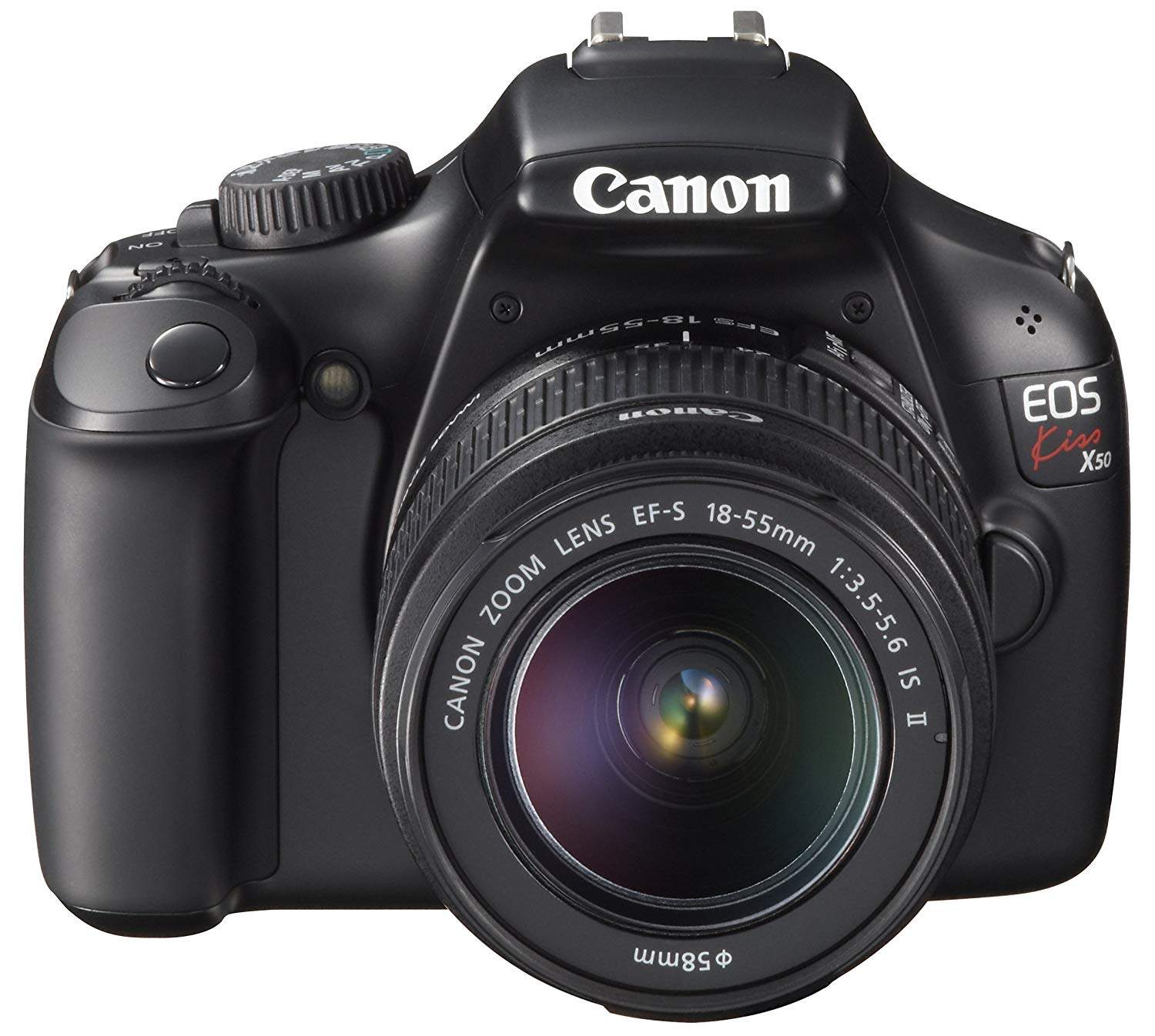 CANON Digital SLR Camera EOS Kiss X50 with EF-S18-55 mm IS II Lens