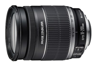 CANON EF S18-200mm f IS Ultra-wide Zoom Lens in