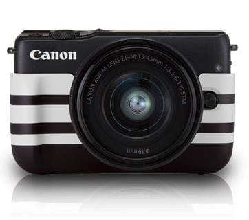 CANON EOS M10 Kit (EF-M15-45mm IS STM) 18 MP Camera (Black Strip