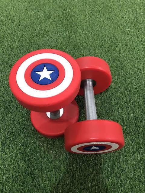 Captain America Dumbbells For Gym in Meerut at ₹ 115 Kg by Mm