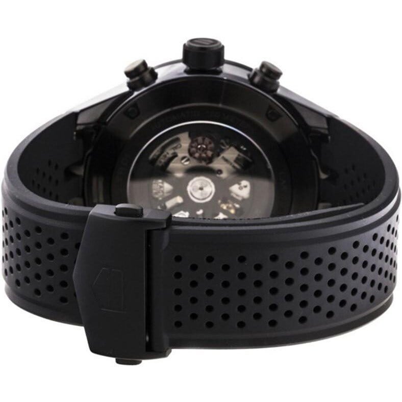 Tag Heuer Carrera Chronograph Men Watch Black Ceramic Skeleton