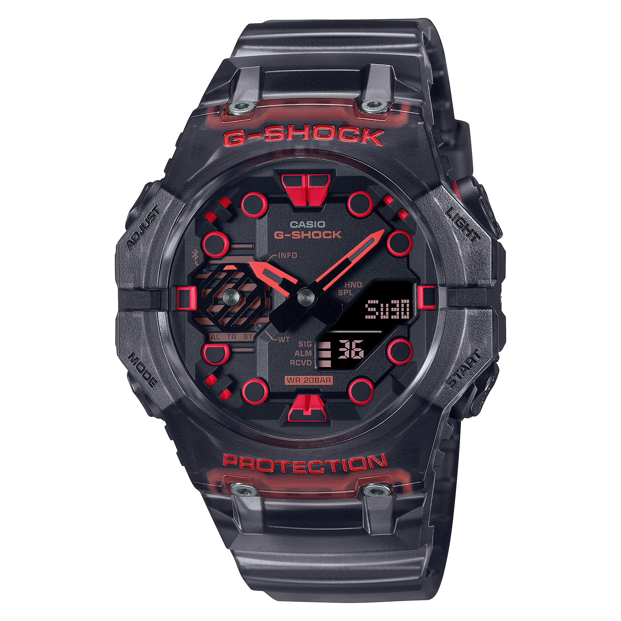 CASIO G-Shock GA-B001 Series Analog Digital Wrist Watch (Red