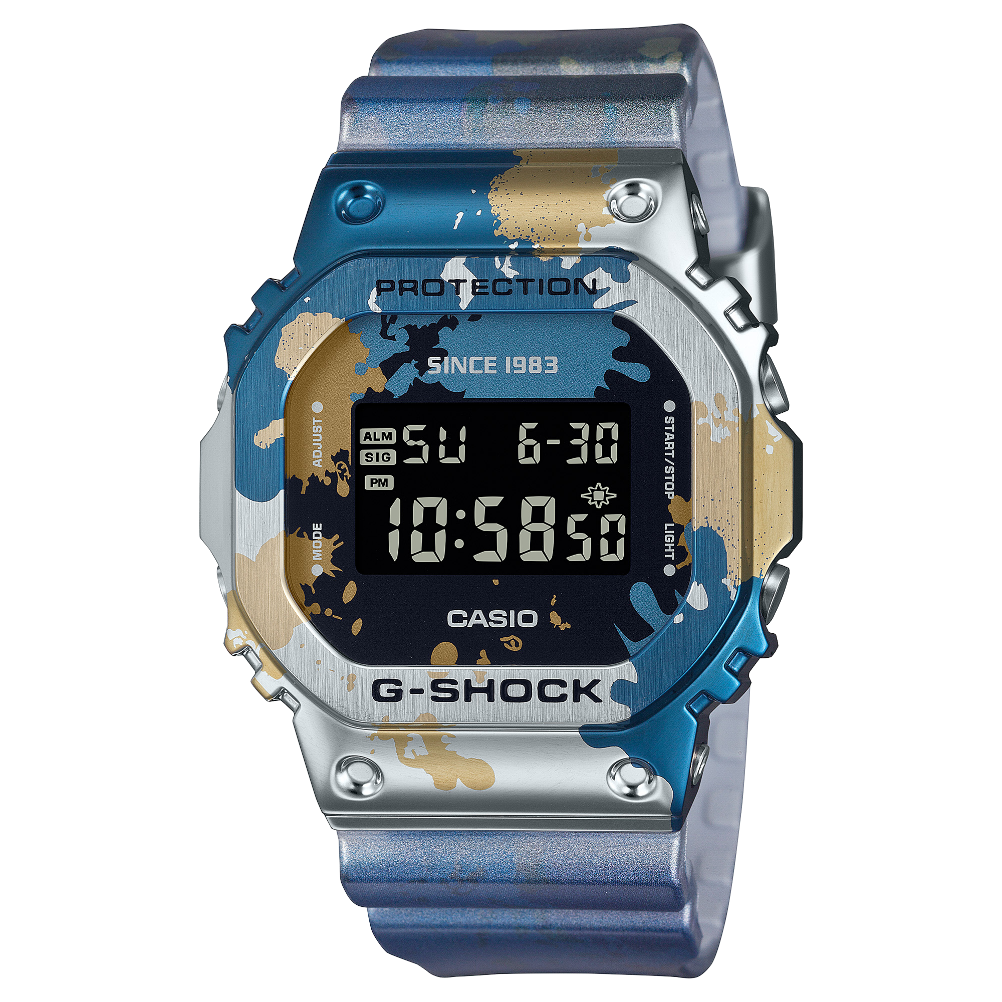 CASIO G-Shock 5600 Series Analog Digital Wrist Watch (Multicolor
