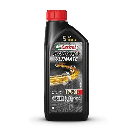 Castrol Power Ultimate 15W-50 4T Full Synthetic Engine Oil For