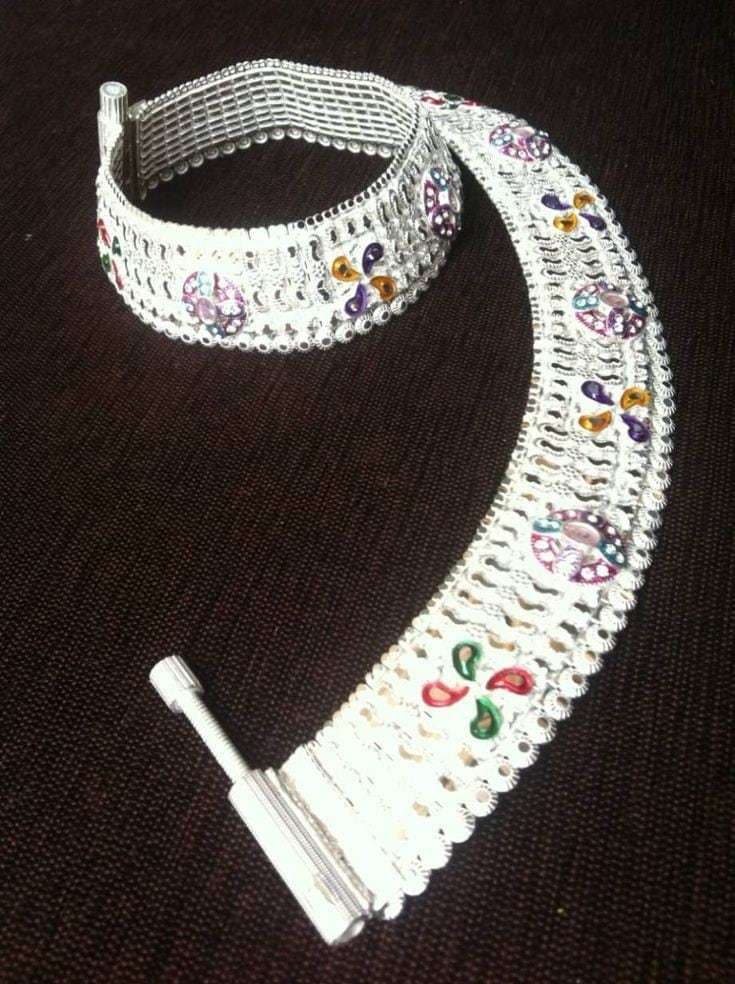 Casual Wear Antique Silver Anklets 8mm in Salem at ₹ 18,000