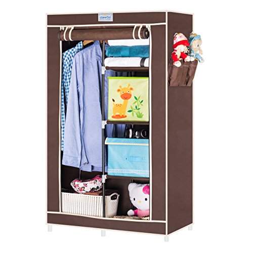 Buy Cbeeso Collapsible Wardrobe Dark Brown Features Price Reviews Online In India Justdial Rose blooming black off the shoulder renaissance gothic medieval dark closet doorclown the reely bored blog horror paranormal.