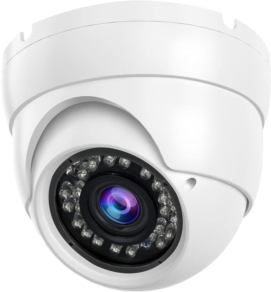 Lens Dome Style Security Cameras Lorex 4K Smart Security Lighting
