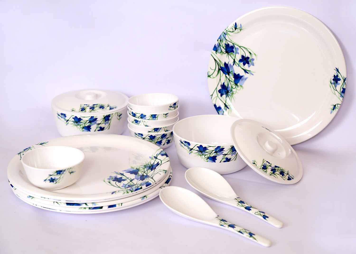 Cello Artista Dinner Set 18 Pcs-Blue Bells in Nashik at ₹ 2,284