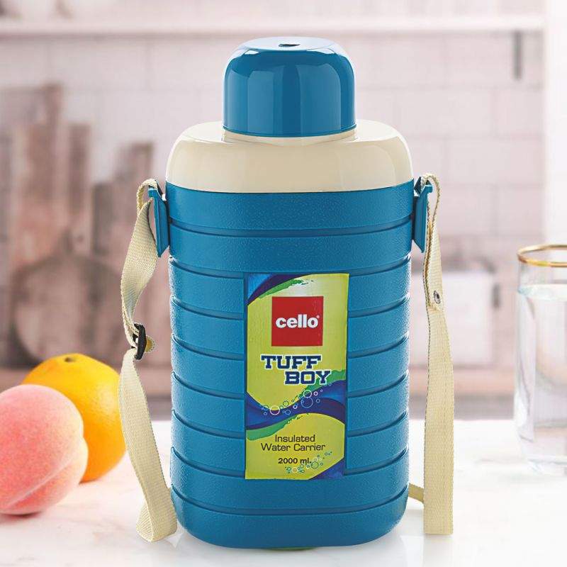 Cello Tuff Boy Insulated Bottle (Blue, 2000 ml) in Mumbai at