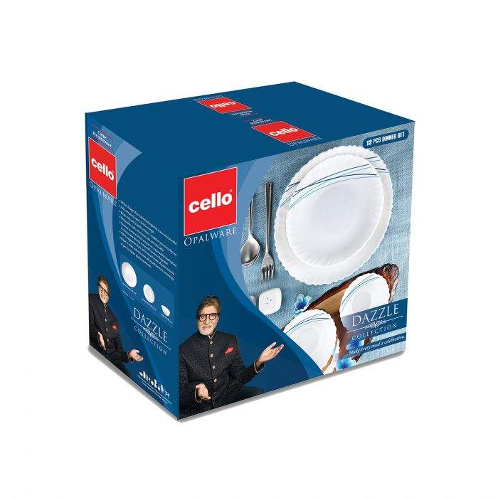 Cello Dazzle Pink Lilac Dinner Set (18 Pcs) in Nashik at ₹ 1,586