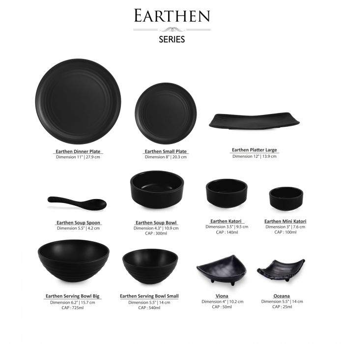 Cello Horeca Melamine Earthen Dinner Plate (Muddy) in Indore at