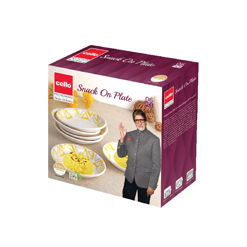 Cello Blue Bells Snack On Plate (6 Pcs) in Hyderabad at ₹ 495